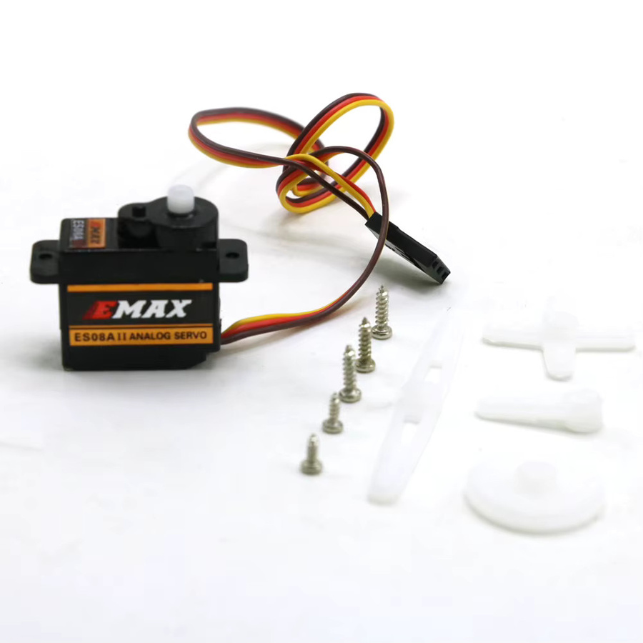 EMAX ES08A II 9g Micro Servo, Kunststoffgetriebe, 4-teiliges Set - Bild 4