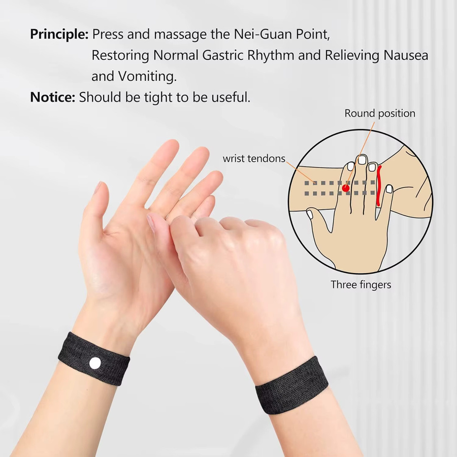 Akupressur-Armband gegen Reiseübelkeit, Unisex - Bild 3