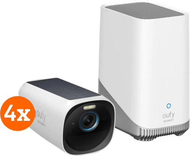 eufyCam 3 4er-Pack mit HomeBase 3 Sicherheitskamerasystem - Bild 1
