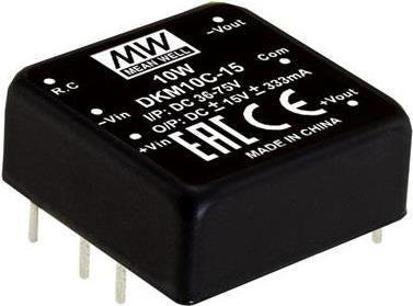 MEAN WELL DKM10A-05 Netzteil und Spannungsumwandler 10 W in Schwarz - Bild 1