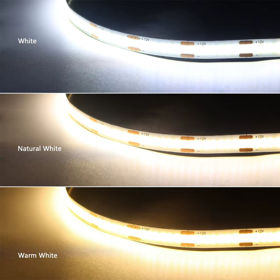Lcamaw COB LED-Streifen Unterbauleuchte mit Bewegungssensor und Türöffnungs-Sensor, Warmweiß, Weiß - Bild 5