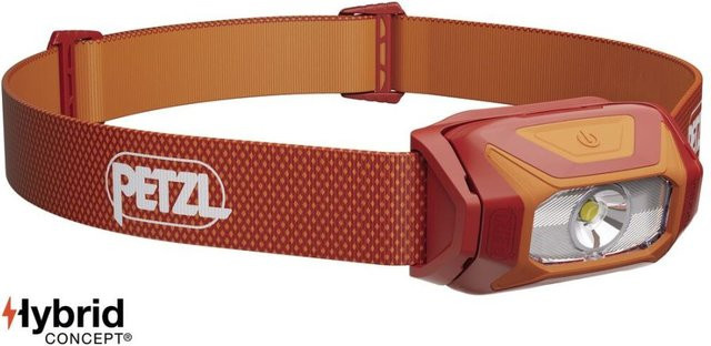 Petzl Tikkina LED-Stirnlampe in Rot und Orange mit verstellbarem Kopfband - Bild 2