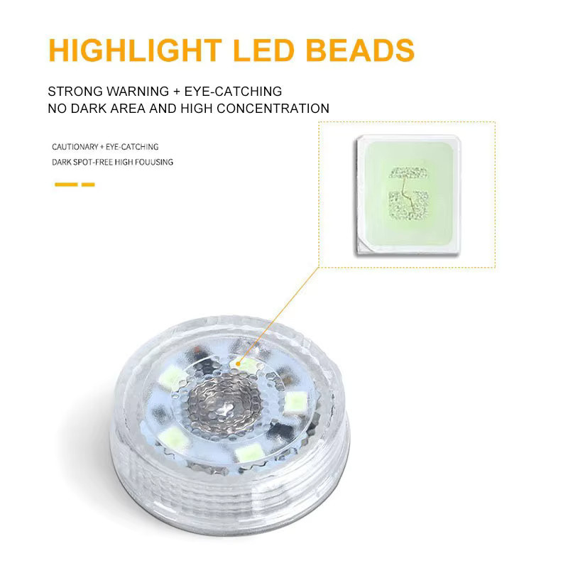 STONEGO Tragbares LED-Nachtlicht mit Touch-Schalter, USB wiederaufladbare Mini-Stimmungslampe für Schrank, Treppe und Küche - Bild 2