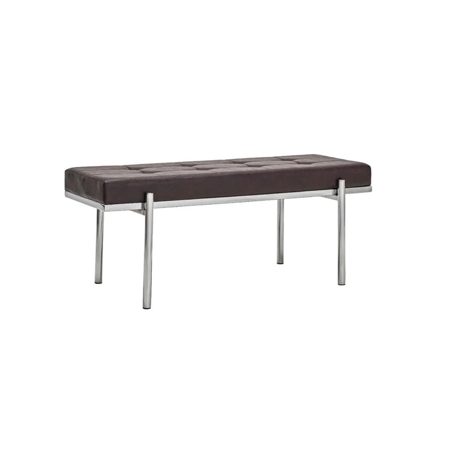 House Doctor Bank Lao Mulberry in Braun mit Breite: 110 cm, Tiefe: 45 cm, Höhe: 40 cm - Bild 1