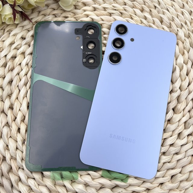 Samsung Galaxy S24 und S24 Plus Ersatz Glas-Akku-Gehäuseabdeckung mit Kameraobjektiv-Ersatz in Blau - Bild 1