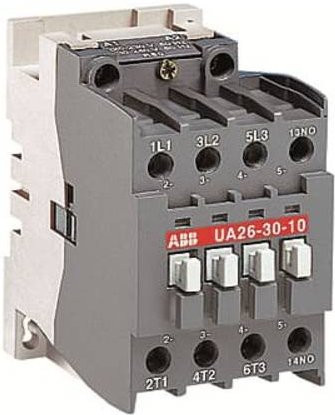 ABB UA26-30-10-84 Kondensatorschütz mit 4 Schließern in Grau - Bild 1