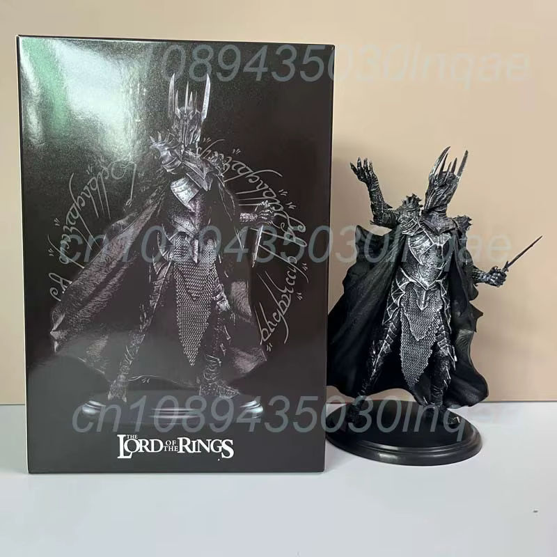 Bandai Herr der Ringe Sauron Actionfigur aus Kunststoff in Schwarz, bewegliche Anime Statue - Bild 4