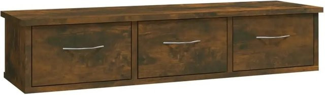 vidaXL Wandschrank aus Holzwerkstoff in Räuchereiche, Braun, B: 88 cm, T: 26 cm, H: 18,5 cm - Bild 1