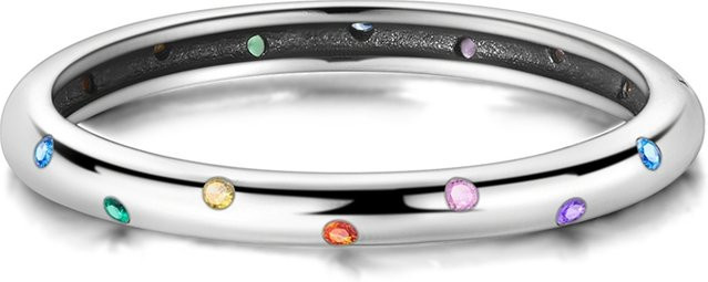 parmuz Herz-Ring, 925 Silber, Kristall, Damen - Bild 1