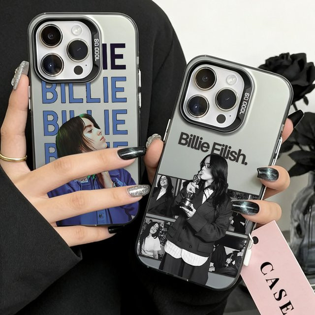Handyhülle im Billie Eilish Design für Samsung Galaxy A-Serie (A15, A16, A17, A24, A25, A26, A34, A35, A36, A54, A55, A56, A57, A37) in Multicolour - Bild 1