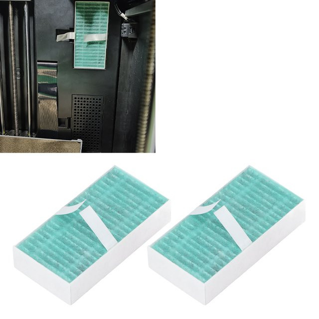 2-teiliges Luftfilter-Set aus Aktivkohle als Ersatz für Flashforge Adventurer 5M zur hocheffizienten Partikelreinigung - Bild 1