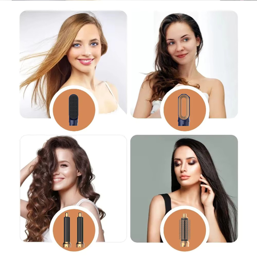 Fastyle 5-in-1 Heißluftbürste mit Lockenstab und Haarglätter, Unisex - Bild 3