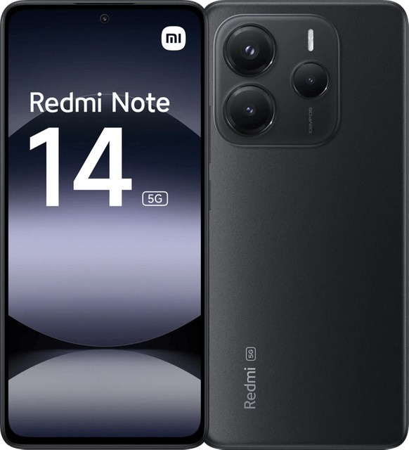 Xiaomi Redmi Note 14 Smartphone 256GB Schwarz 5G mit 6,67 Zoll Display - Bild 1