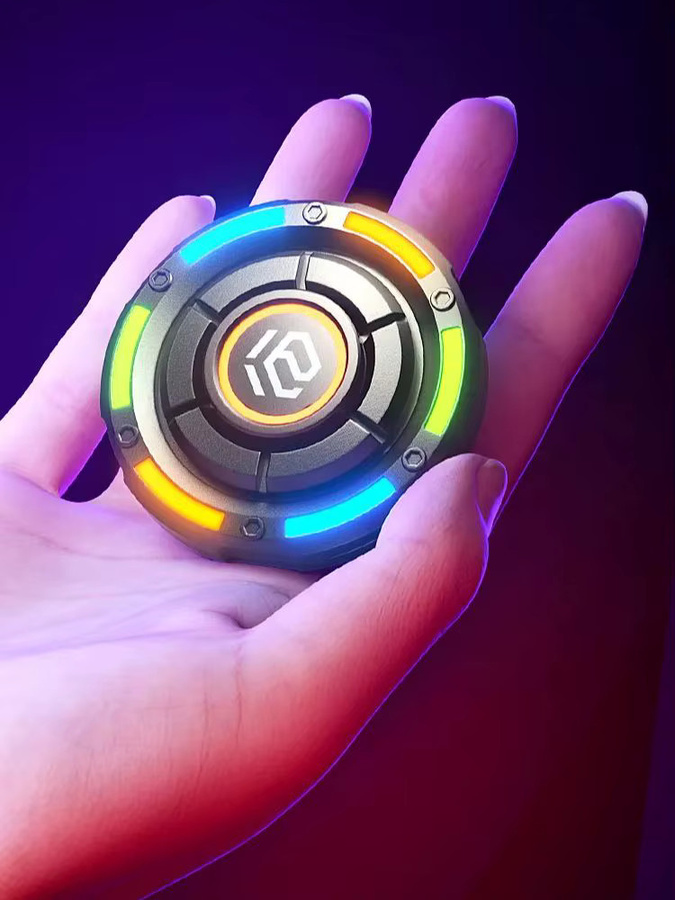 YIJOO Magnetischer Fingerspitzen-Spinner, EDC-Schiebespielzeug aus Metall - Bild 6