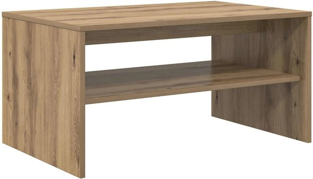 vidaXL Couchtisch Artisan-Eiche in Braun aus Holzwerkstoff, B/T/H: 80 x 50 x 40 cm - Bild 1