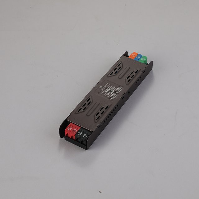 LED-Treiber Ultradünner Lampentransformator mit Aluminiumgehäuse für Innenstreifen, Eingangsspannung 110 V - 220 V auf DC 12 V - Bild 1