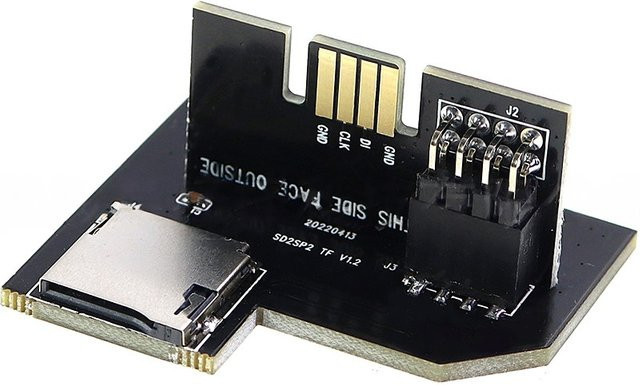 OULLX NGC SD2SP2 PRO Kartenleser SDLoad SDL Adapter für Nintendo GameCube, Micro SD TF Schreiberadapter in Schwarz - Bild 1
