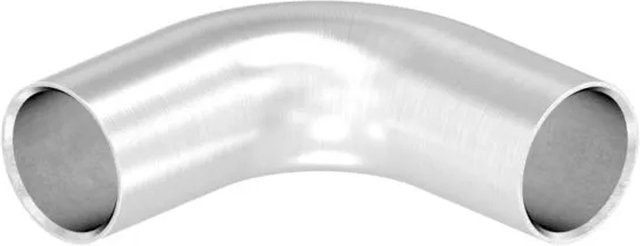 FeNau Rundstabverbinder V2A aus Edelstahl in Silber, 90 Grad, Ø 12 mm, zum Kleben - Bild 1