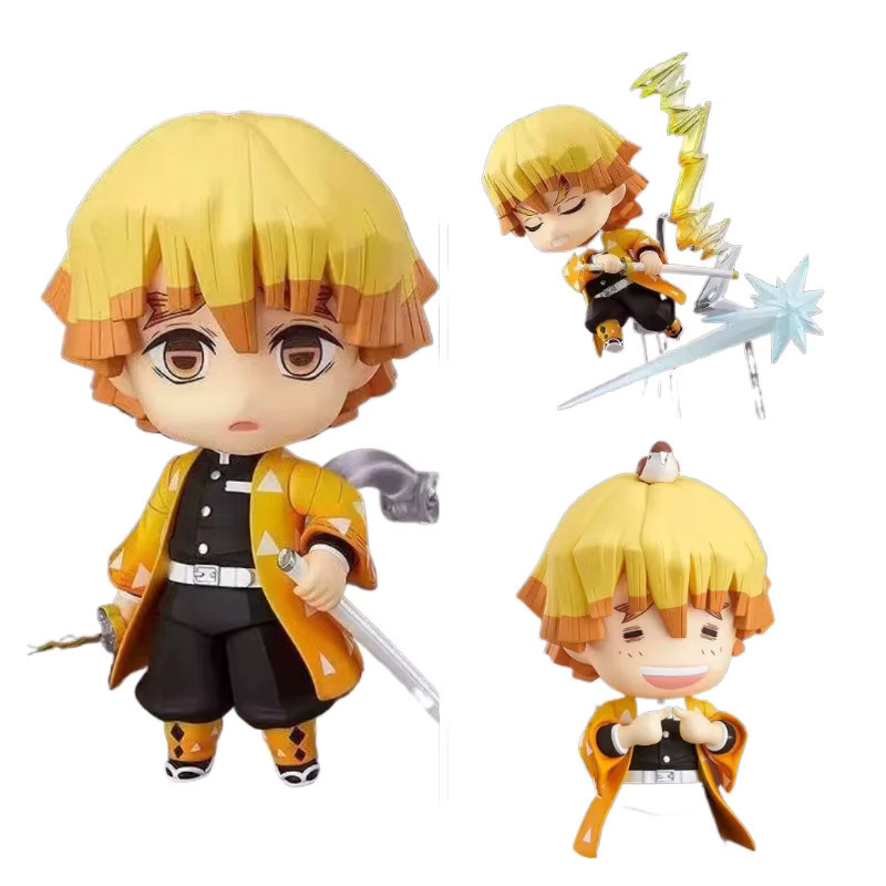 Bandai Demon Slayer Q Edition Sammelfiguren aus Ton mit Kamado Nezuko, Tanjiro und Agatsuma Zenitsu - Bild 4