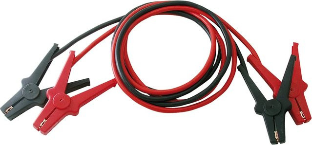 APA Alu-Star Starthilfekabel Kupfer/Aluminium mit Kunststoffzangen, Schwarz/Rot, 3,50 m, 40,36 mm² - Bild 1