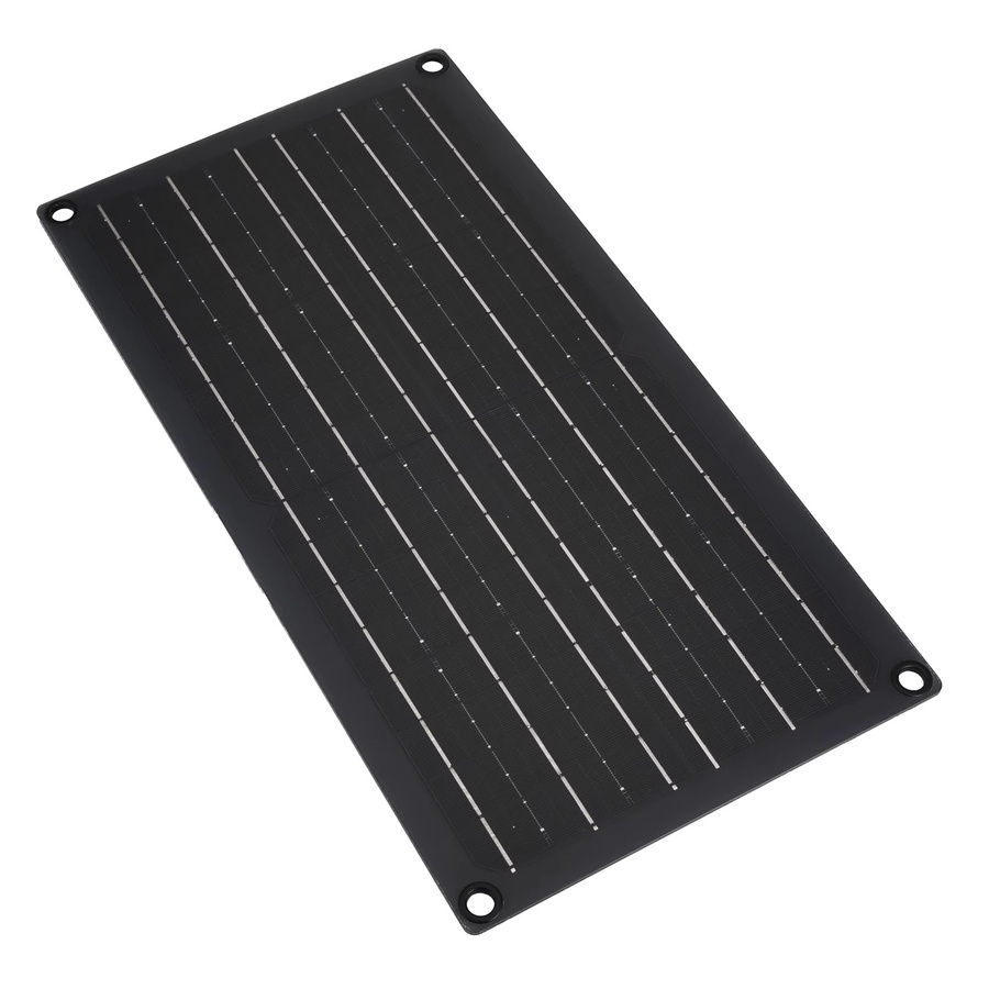 ELEGEEK Flexibles Monokristallines Solarpanel mit 60A Controller und USB-C für Camping und 12V Batterien, Schwarz - Bild 7