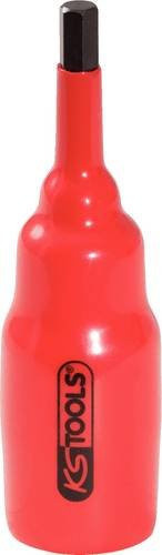 KS Tools Isolierte Bit-Stecknuss Innensechskant 12mm in Rot - Bild 1