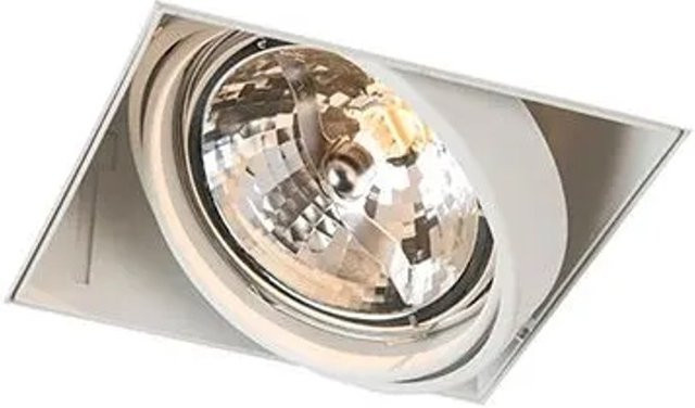 QAZQA Vertiefter Spot Weiß AR111 dimmbar drehbar und kippbar Oneon - Bild 1
