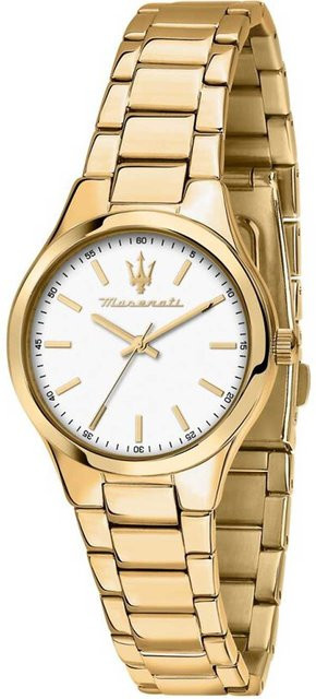 Maserati Damenuhr Attrazione, Quarz, Edelstahl, 30 mm, Weiß, 5 ATM - Bild 1