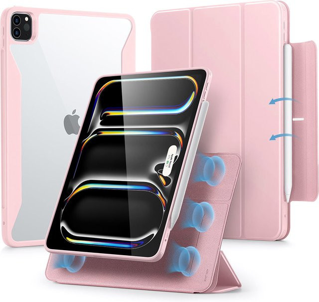 ESR Rebound Hybrid Hülle für Apple iPad Pro 13 (2024) in Rosa - Bild 1