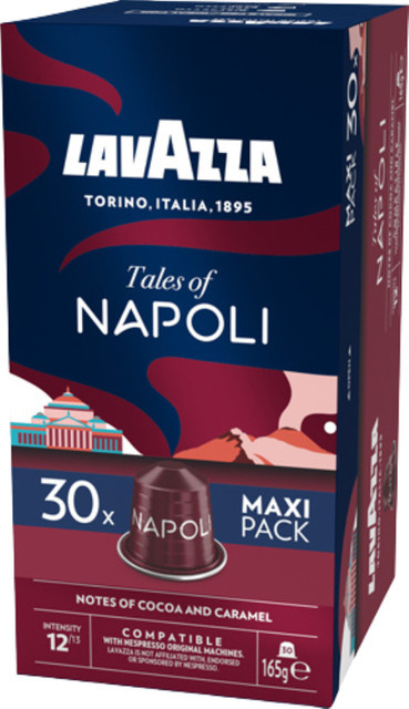 Lavazza Tales of Napoli 12, Kaffeekapseln, Nespresso kompatibel, 30 Stück - Bild 1
