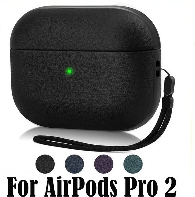 Schutzhülle für Apple AirPods Pro 2 mit Lanyard in Frosted-Optik - Bild 1