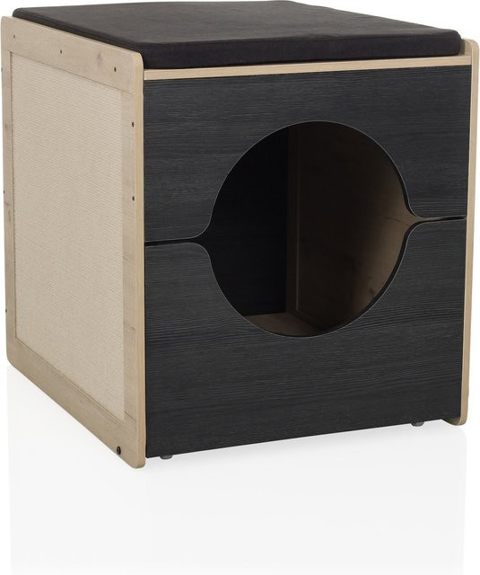 hjh LIVING Katzenhaus KITTY PAWBOX aus laminiertem MDF - Bild 1