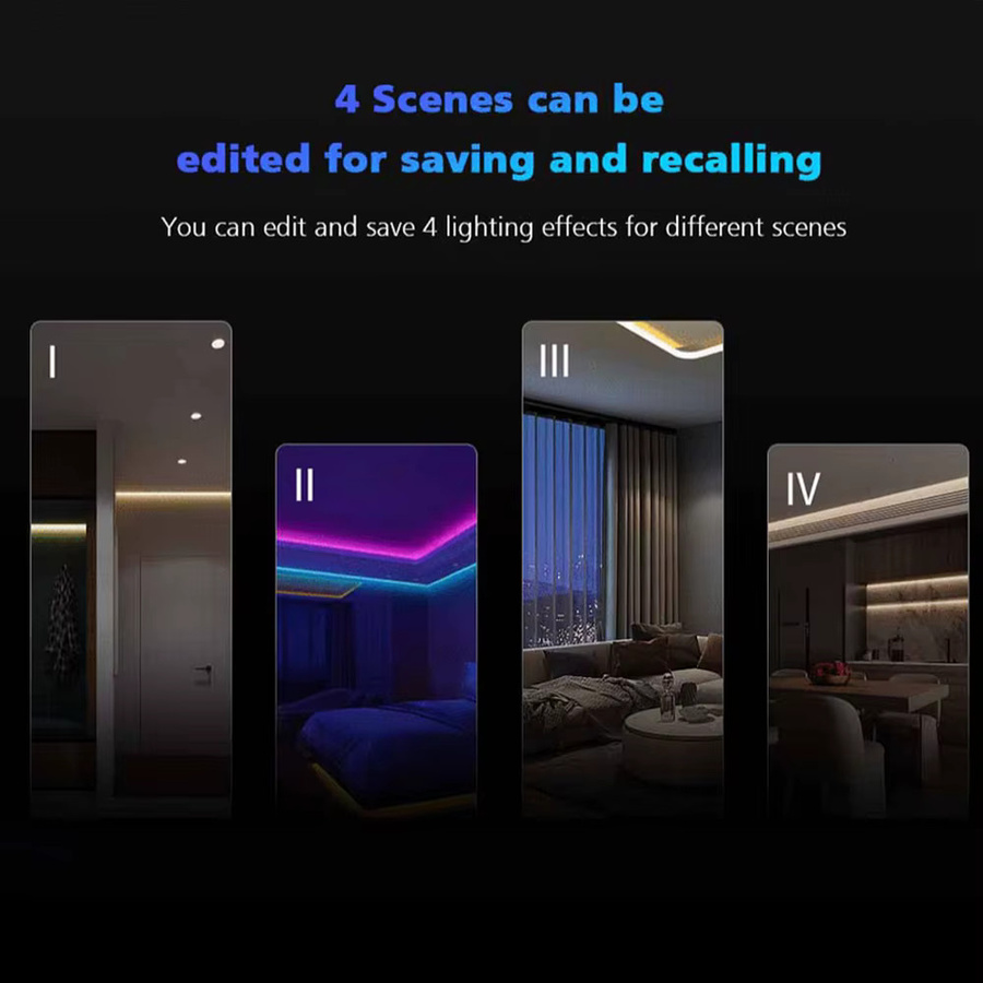 TUYA WiFi WT1 LED Smart Dimmer 2-Kanal CCT Dimmsteuerungskit mit 2.4G RF Fernbedienung und Touch-Schalter in Weiß - Bild 2