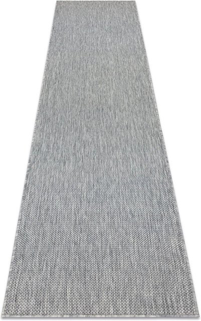 RugsX Teppich Sion VG21493 Grau Sisal Flachgewebe Rechteckig B: 70 cm, L: 200 cm - Bild 1