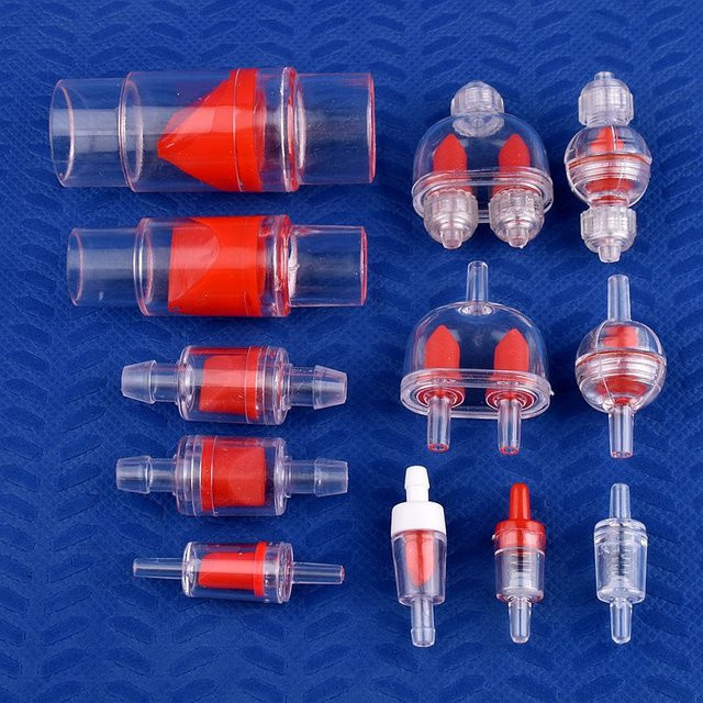 SgooHan Flaches Rückschlagventil Pagode für Aquarium und Luftpumpe, transparent, Durchmesser: 10 mm - Bild 1