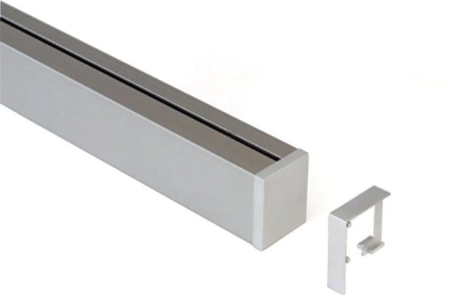 Kesseböhmer Linero MosaiQ Küchenreling aus Aluminium in Edelstahloptik Silber, Breite: 1800 mm - Bild 1