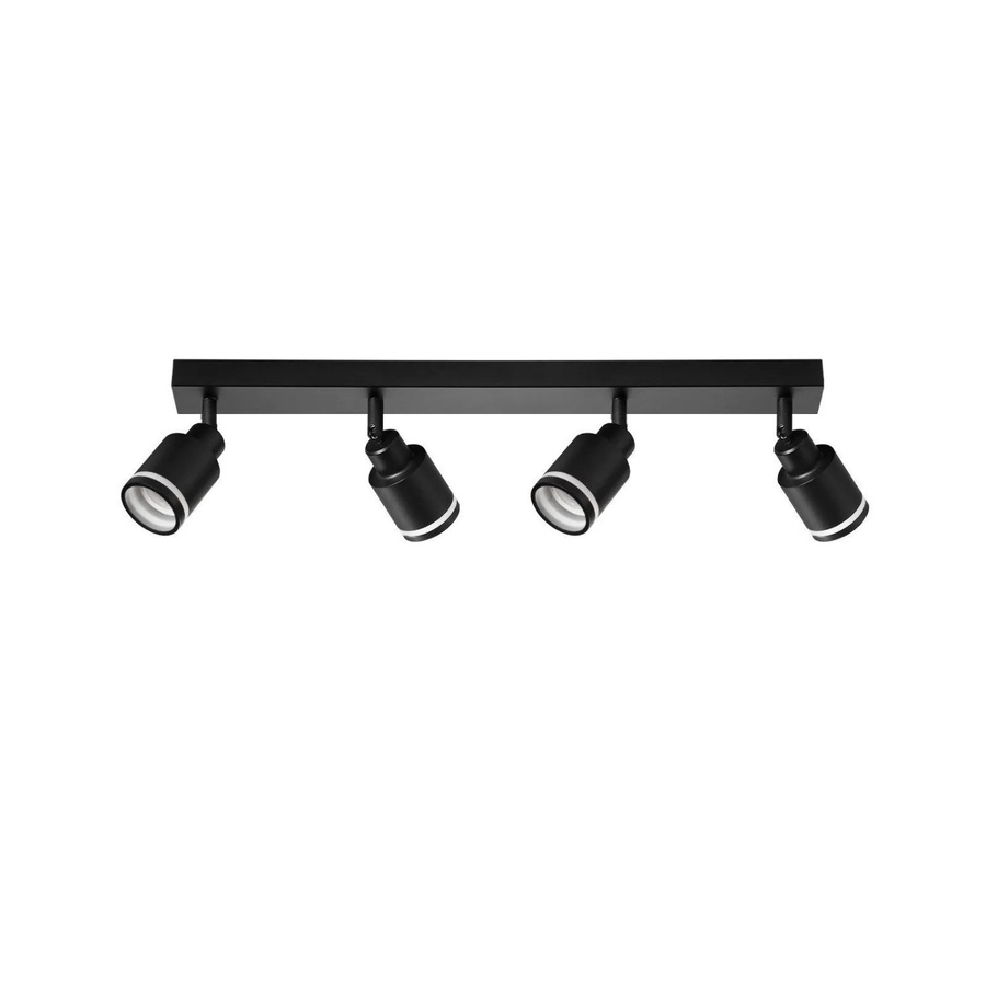 NETTLIFE Deckenstrahler aus Metall in Schwarz, modern und verstellbar, Länge: 55 cm - Bild 2