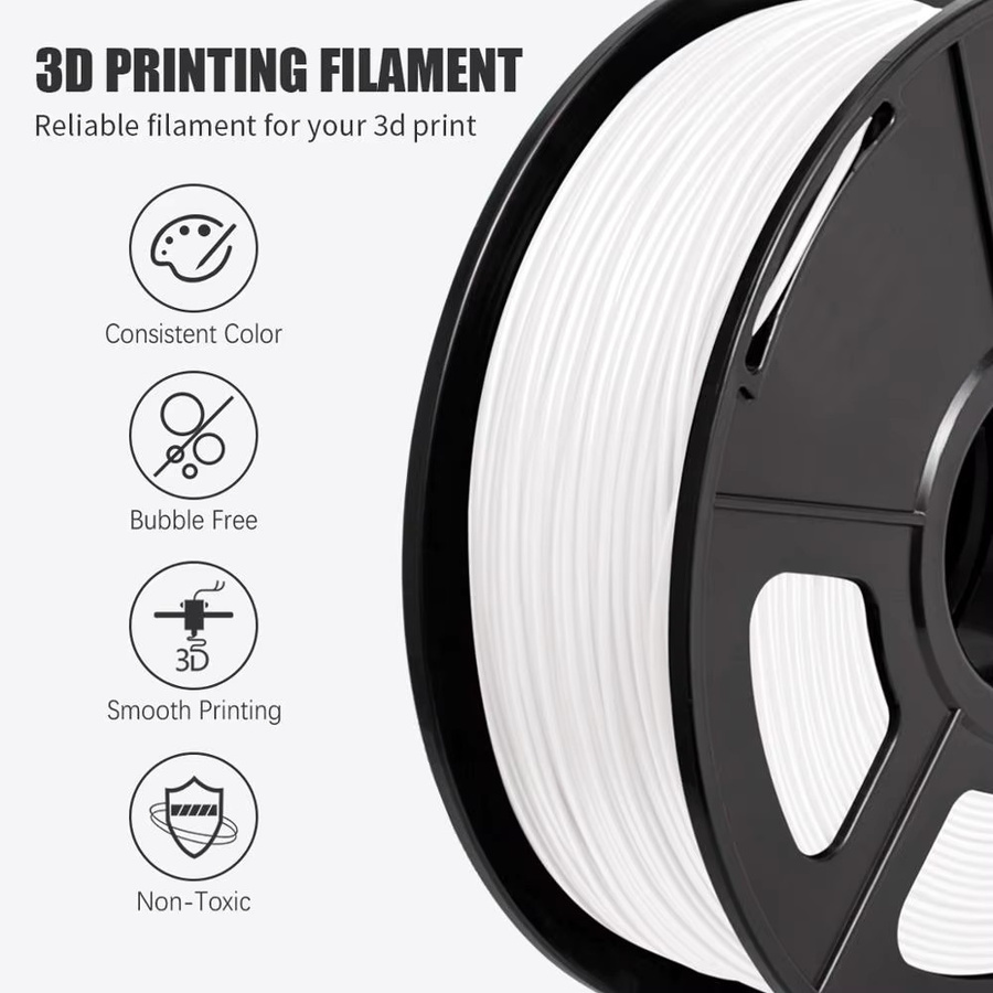 JAYO 3D Drucker Filament PLA/PETG/SEIDE Blau, Durchmesser: 1,75 mm - Bild 1