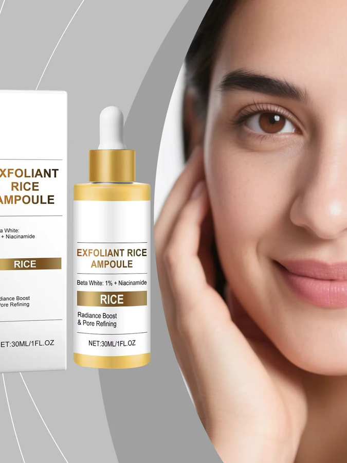 Hoygi Reis-Peeling-Ampulle, Serum für das Gesicht, Unisex - Bild 6