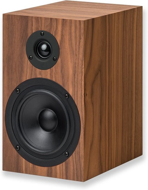 Speaker Box 5 S2 Regallautsprecher Paar Walnuss Furnier Braun - Bild 1