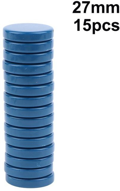 EmilyWoo Schachfiguren, Blau, Kunststoff, 15-teiliges Set - Bild 1