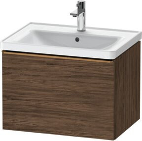 Duravit Waschtischunterschrank D-Neo, Wandhängend, Braun, B: 63,4 cm, T: 45,2 cm, H: 44,0 cm - Bild 1