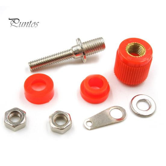 10 Stück Lautsprecherklemmen-Adapter für 4-mm-Bananenstecker in Rot und Schwarz - Bild 4
