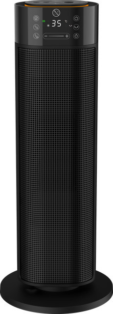 Fakir HT 1000 2in1 Turmheizlüfter in Schwarz mit Thermostat und Automatikmodus - Bild 1