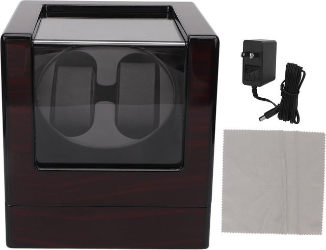 aimo Aufbewahrungsbox Automatikuhren, 5 Ebenen, Blaues LED-Licht, Gray, Unisex - Bild 1