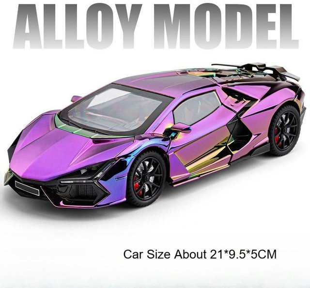 Linyi toy car Tourbillon Revuelto Sportwagen, 1:24, Druckguss, ab 14 Jahren - Bild 1