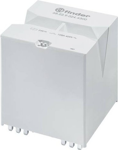 Finder Printrelais 68.22.9.012.4300 12 V/DC 100A 2 Schließer in Weiß - Bild 1