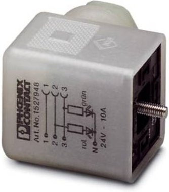 Phoenix Contact Ventilstecker SACC-V-5CON-PG9/AD-2L 24V in Grau - Bild 1