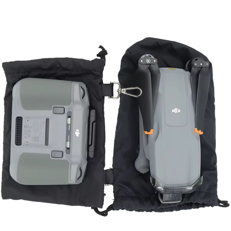 Schützende Controller-Aufbewahrungstasche für DJI Mini 2 3 Pro 4 Pro Air 3s Neo und RC 2 in Schwarz - Bild 3