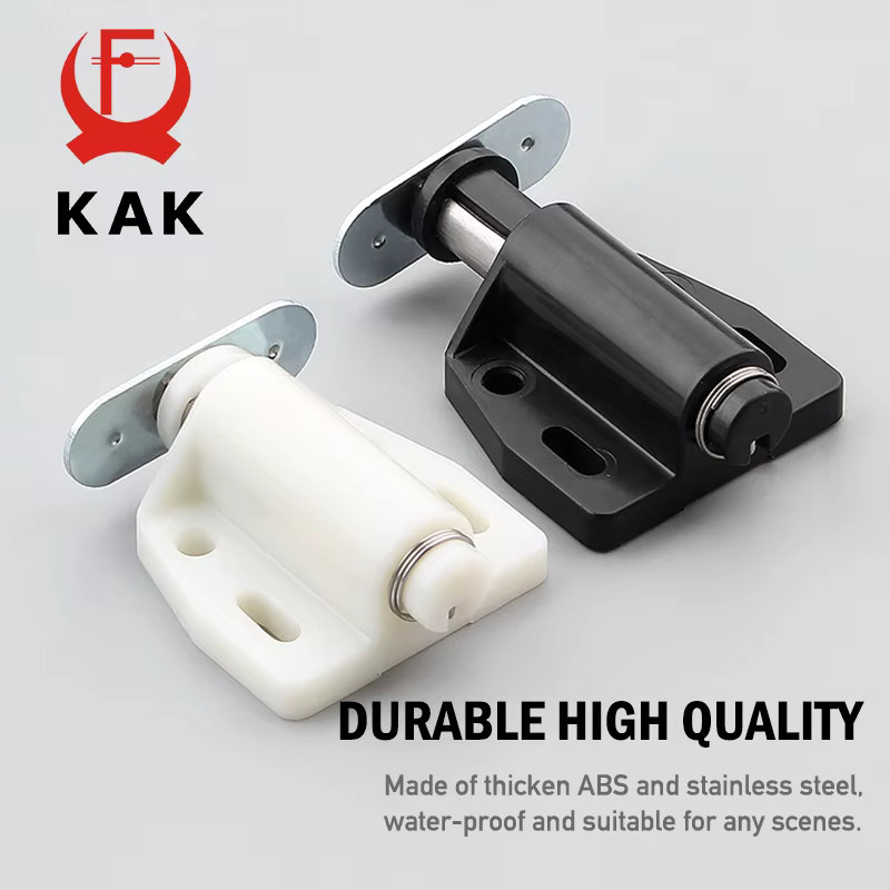 KAK 4 Stück magnetische Push-to-Open-Schrankschnäpper in Weiß für Küchenschränke und Schubladen - Bild 3